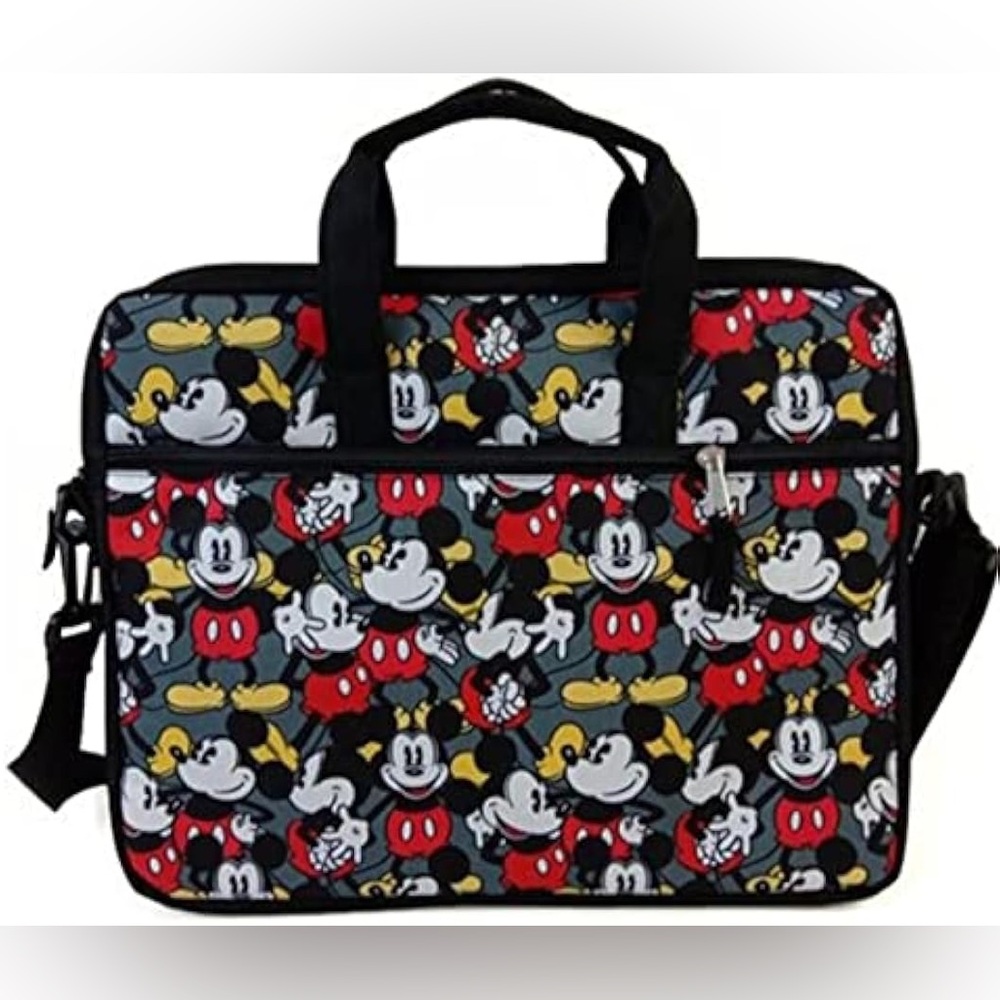 Mickey Mouse Padded Laptop/Tablet Crossbody Bag